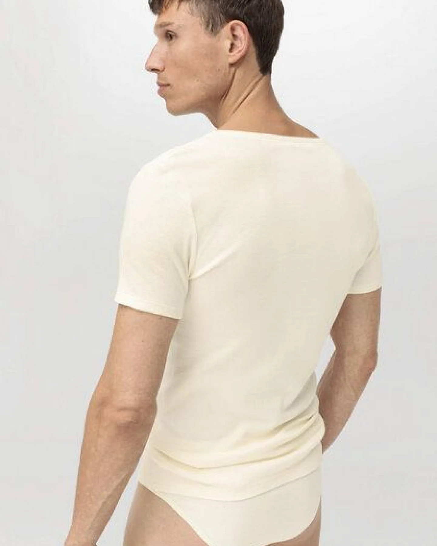 hessnatur T-Shirt Fitted 2er Pack PURE NATURE aus reiner Bio-Baumwolle – Ansicht 4