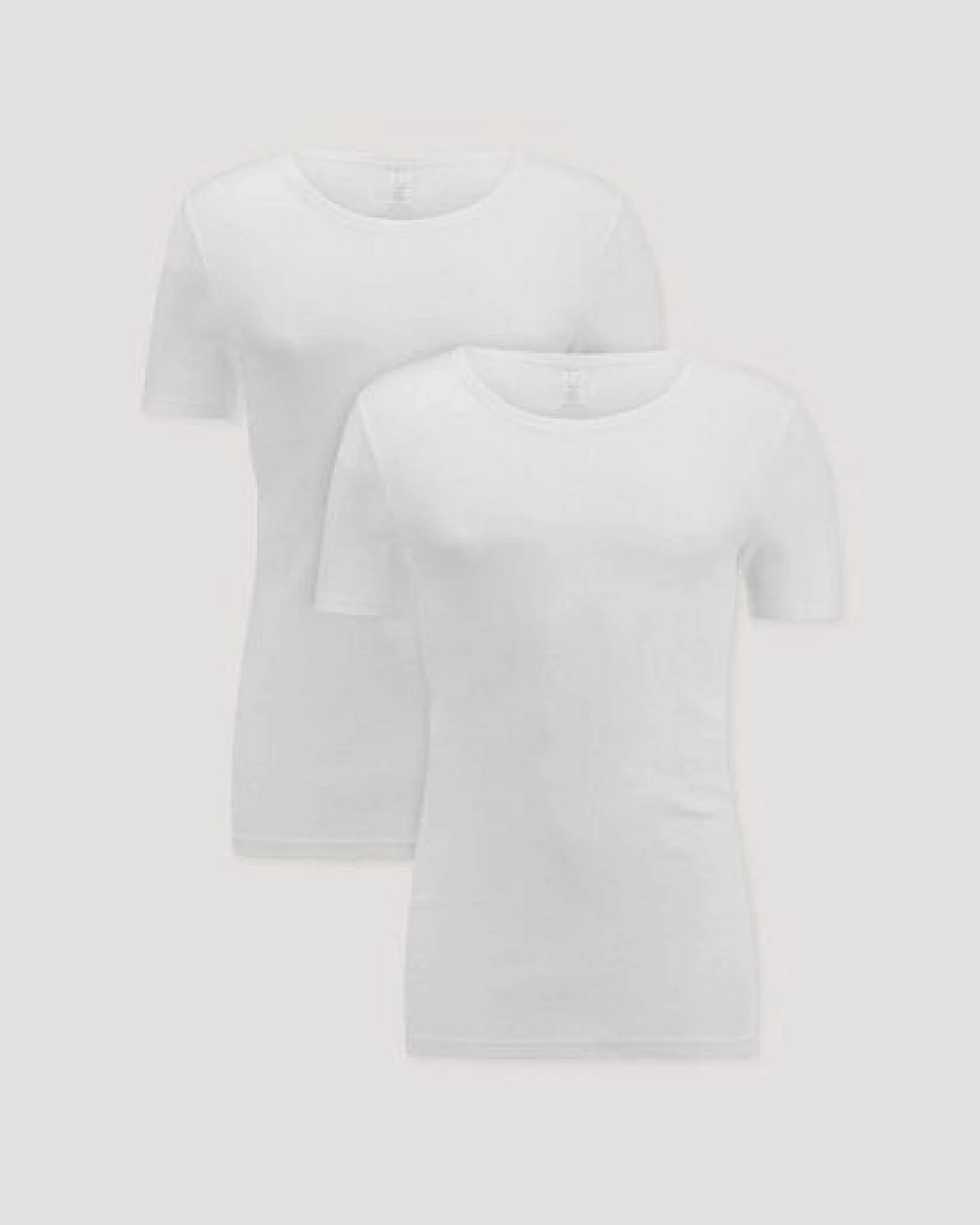 hessnatur T-Shirt Fitted 2er Pack PURE NATURE aus reiner Bio-Baumwolle – Ansicht 3
