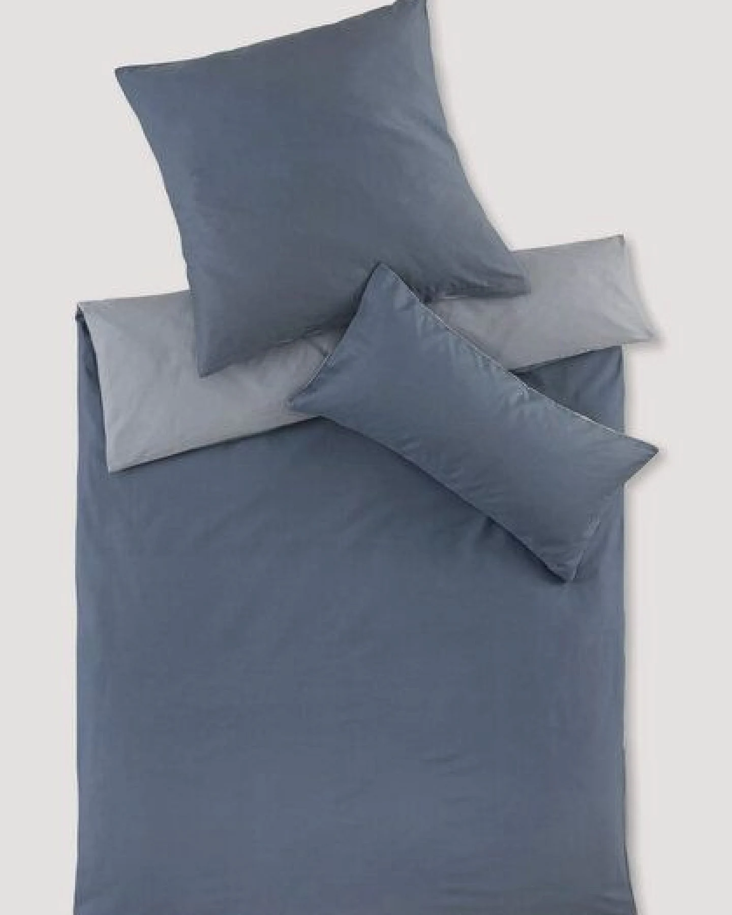 hessnatur Satin Wende Bettwäsche-Set aus reiner Bio-Baumwolle – Ansicht 4