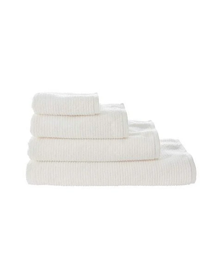 hessnatur Frottier Handtuch Rippstruktur aus reiner Bio-Baumwolle