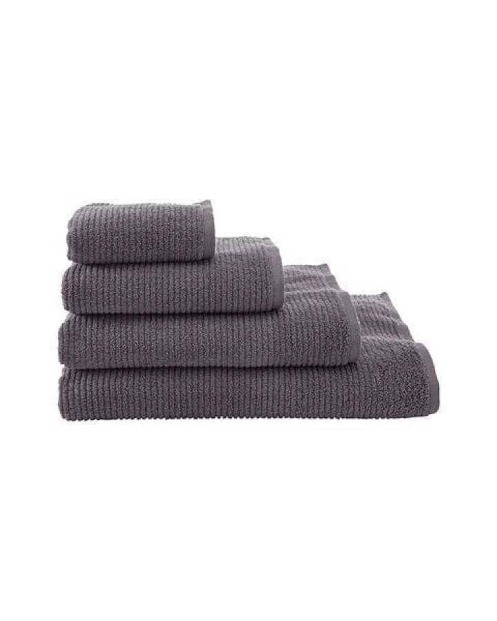 hessnatur Frottier Handtuch Rippstruktur aus reiner Bio-Baumwolle