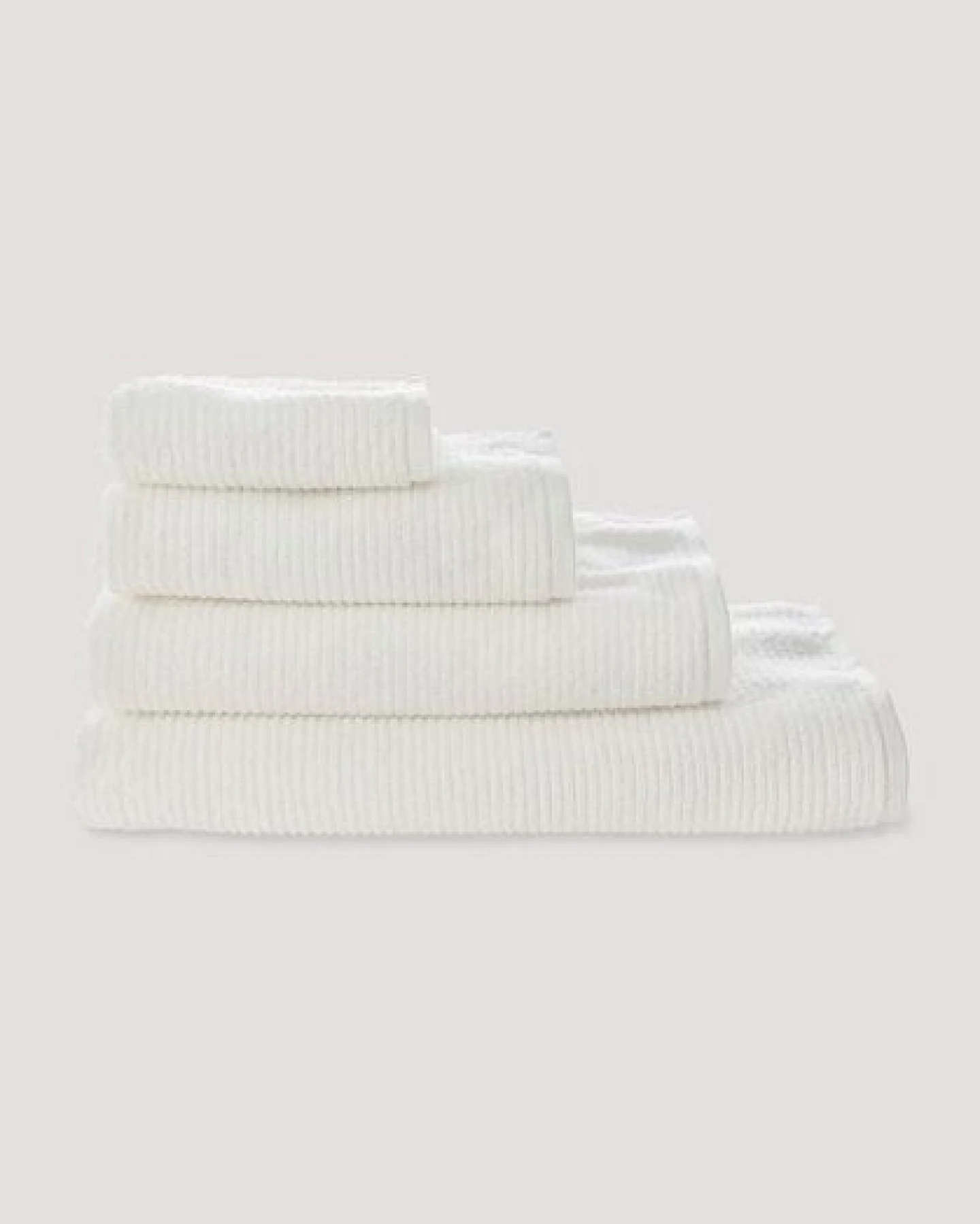 hessnatur Frottier Handtuch Rippstruktur aus reiner Bio-Baumwolle – Ansicht 2