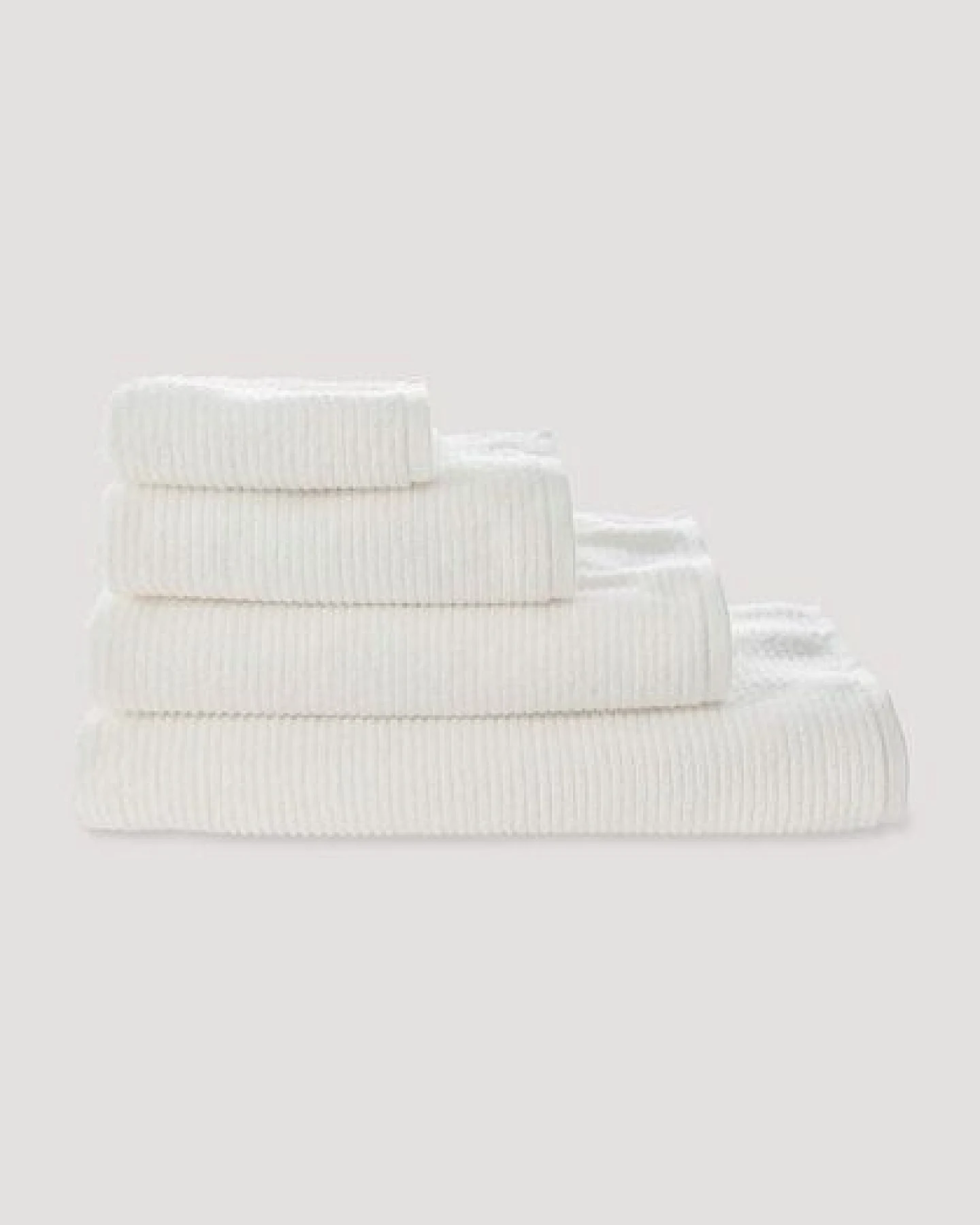 hessnatur Frottier Handtuch Rippstruktur aus reiner Bio-Baumwolle – Ansicht 2