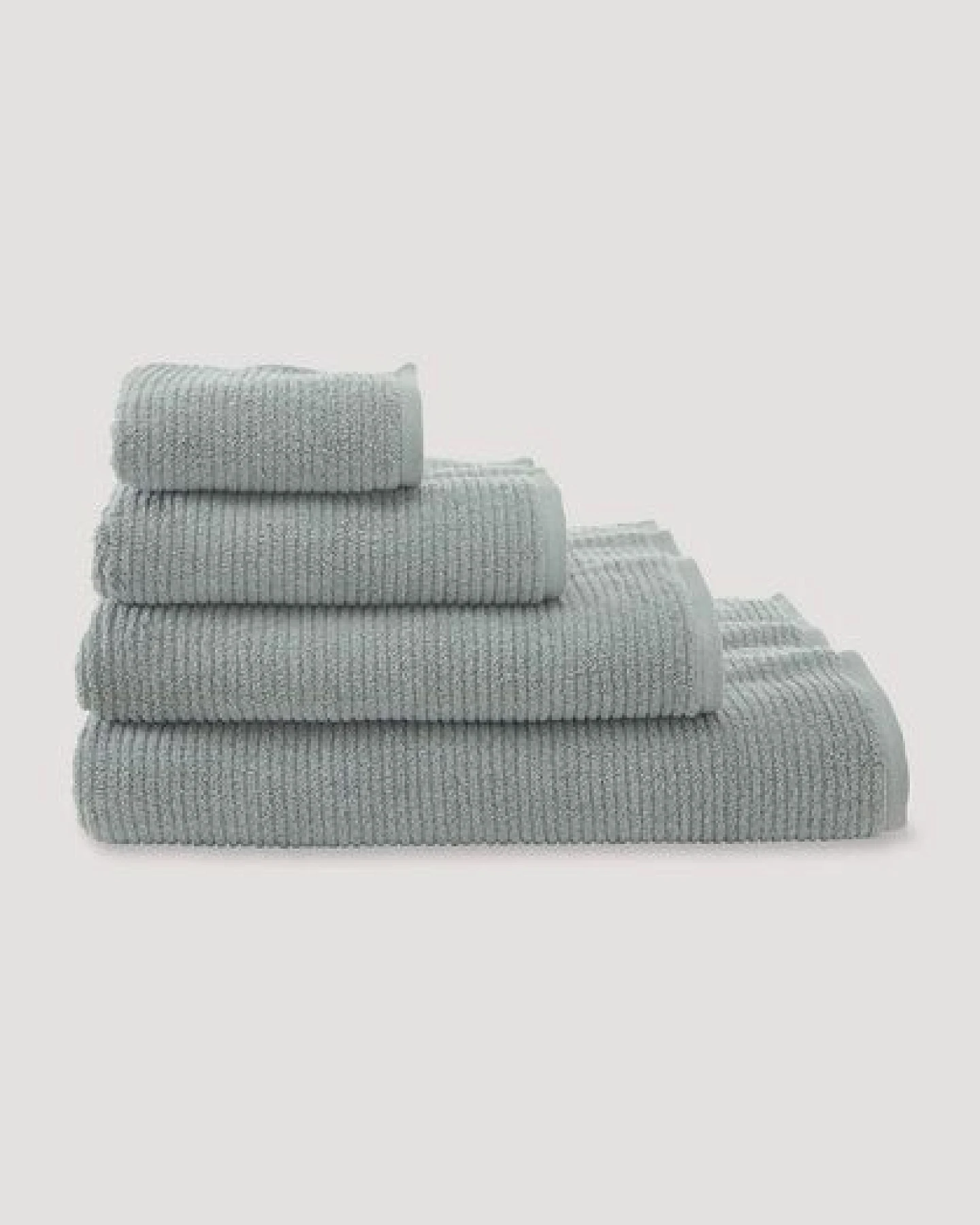 hessnatur Frottier Handtuch Rippstruktur aus reiner Bio-Baumwolle – Ansicht 2