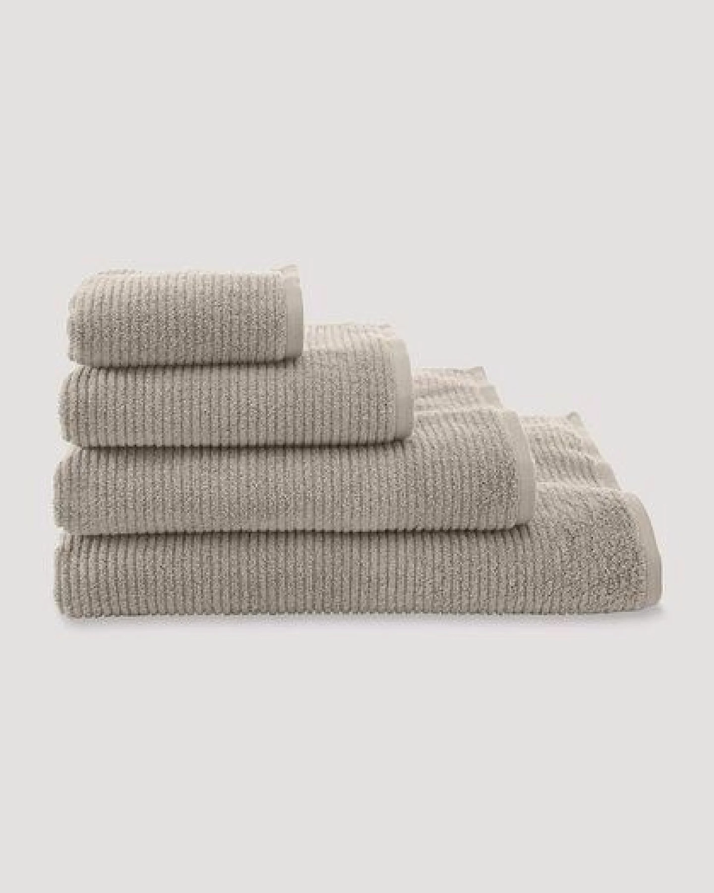 hessnatur Frottier Handtuch Rippstruktur aus reiner Bio-Baumwolle – Ansicht 3