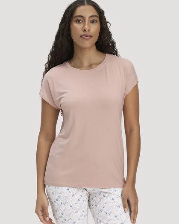 hessnatur Kurzarm Schlafshirt Relaxed PURE FLOW aus TENCEL Modal