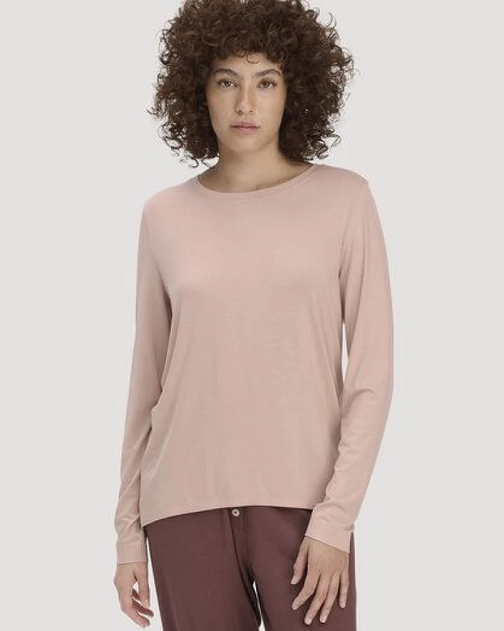 hessnatur Langarm Schlafshirt Regular PURE FLOW aus TENCEL Modal