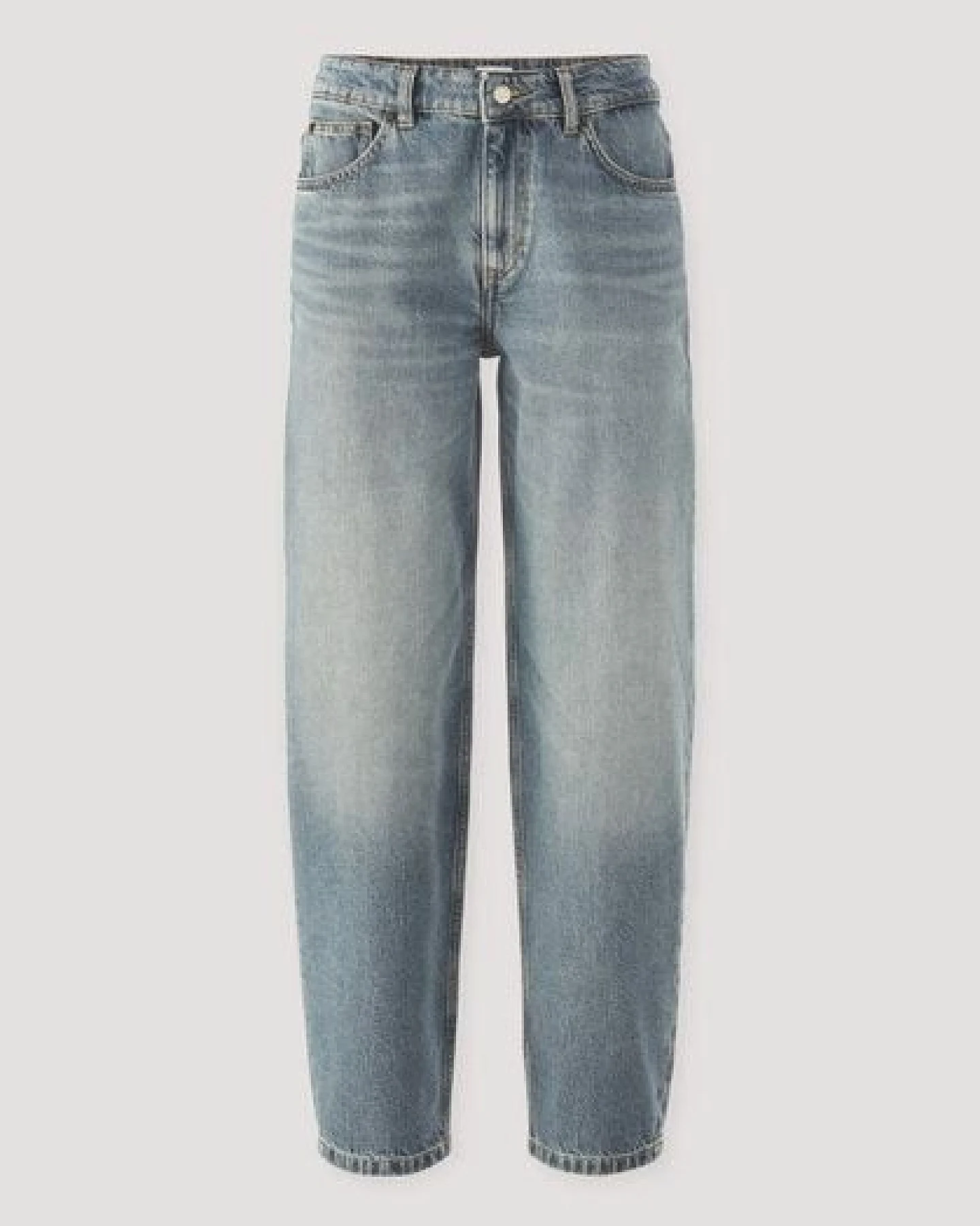 hessnatur Jeans NELE High Rise Barrel Leg aus reinem Bio-Denim – Ansicht 4