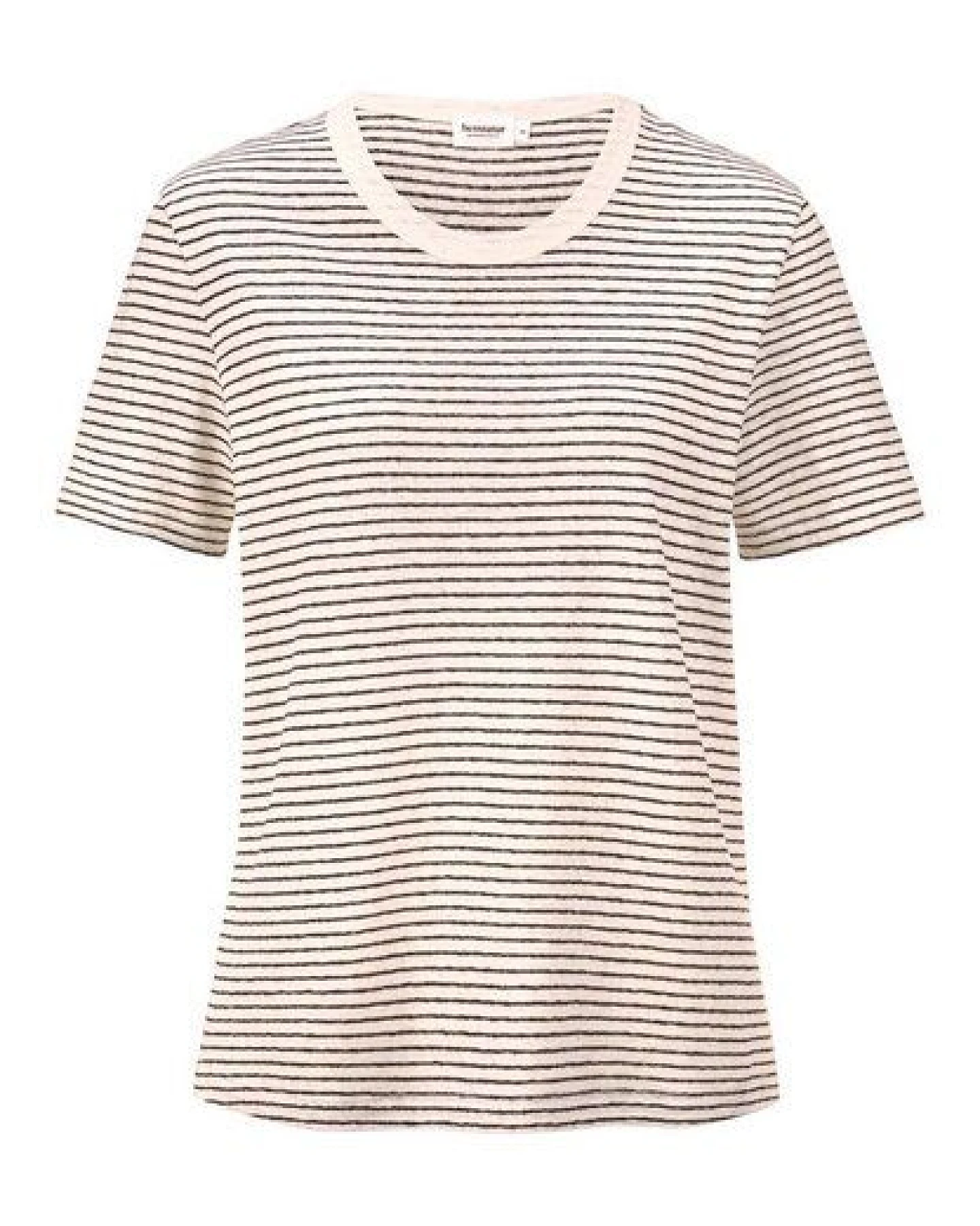 hessnatur Streifen T-Shirt Relaxed aus Leinen mit reiner Bio-Baumwolle – Ansicht 3