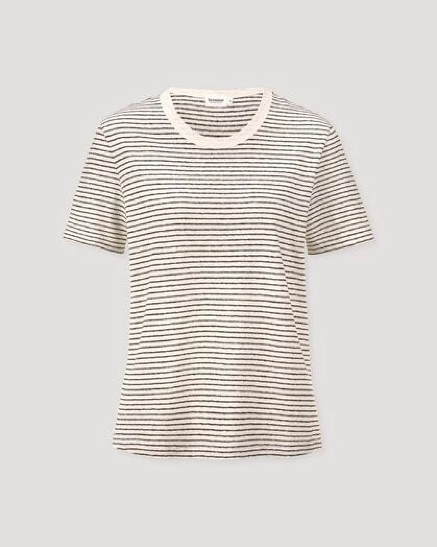 hessnatur Streifen T-Shirt Relaxed aus Leinen mit reiner Bio-Baumwolle – Ansicht 4