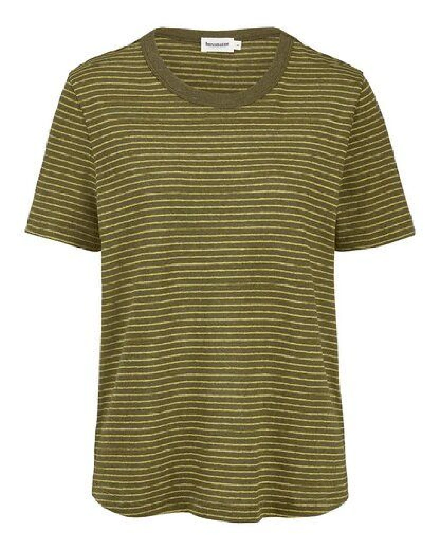 hessnatur Streifen T-Shirt Relaxed aus Leinen mit reiner Bio-Baumwolle – Ansicht 3