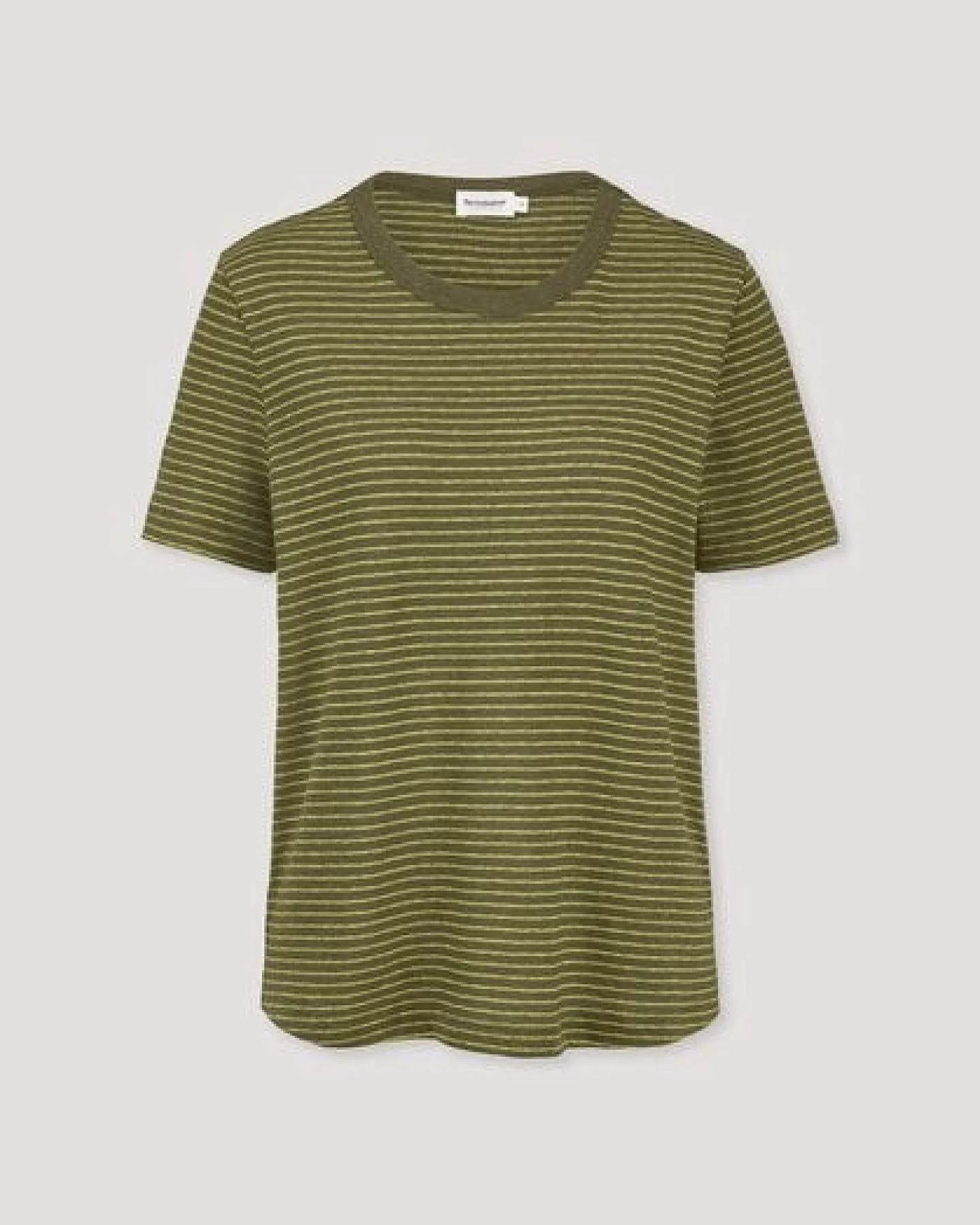 hessnatur Streifen T-Shirt Relaxed aus Leinen mit reiner Bio-Baumwolle – Ansicht 4