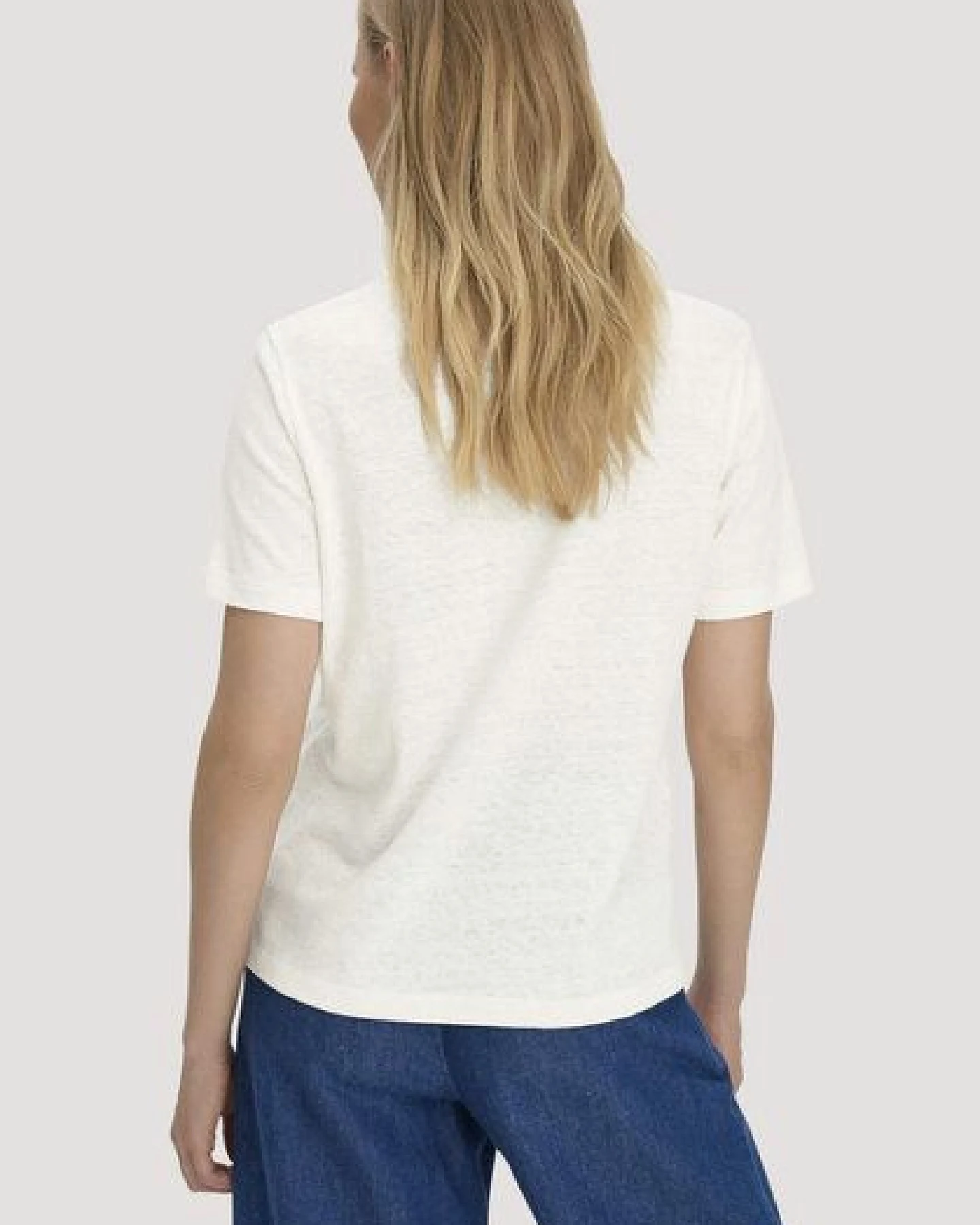 hessnatur T-Shirt Relaxed aus Leinen und Bio-Baumwolle – Ansicht 2