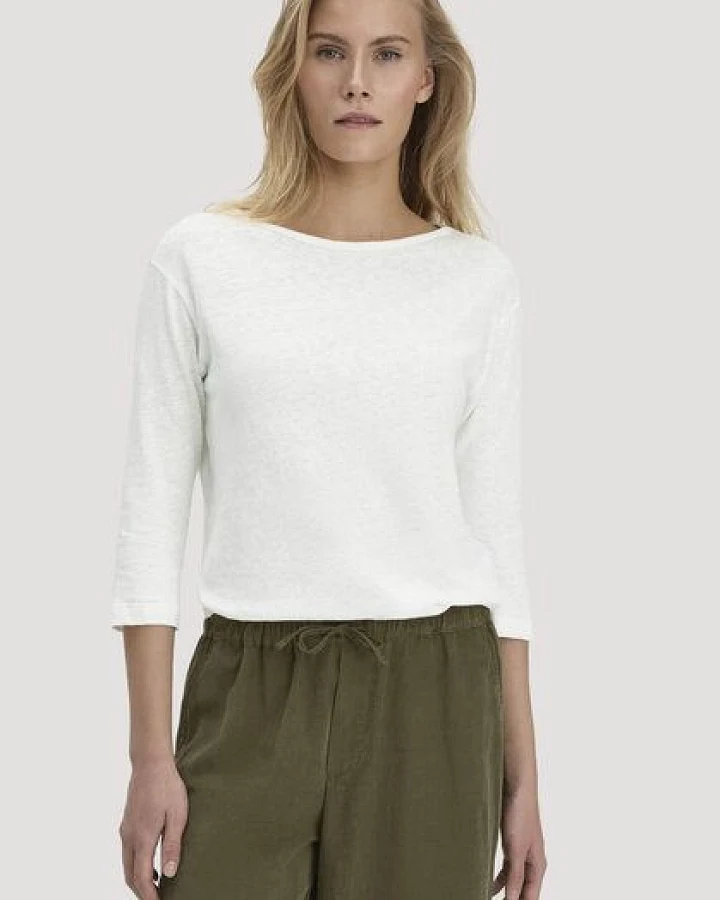 hessnatur Longsleeve Relaxed aus Leinen mit reiner Bio-Baumwolle