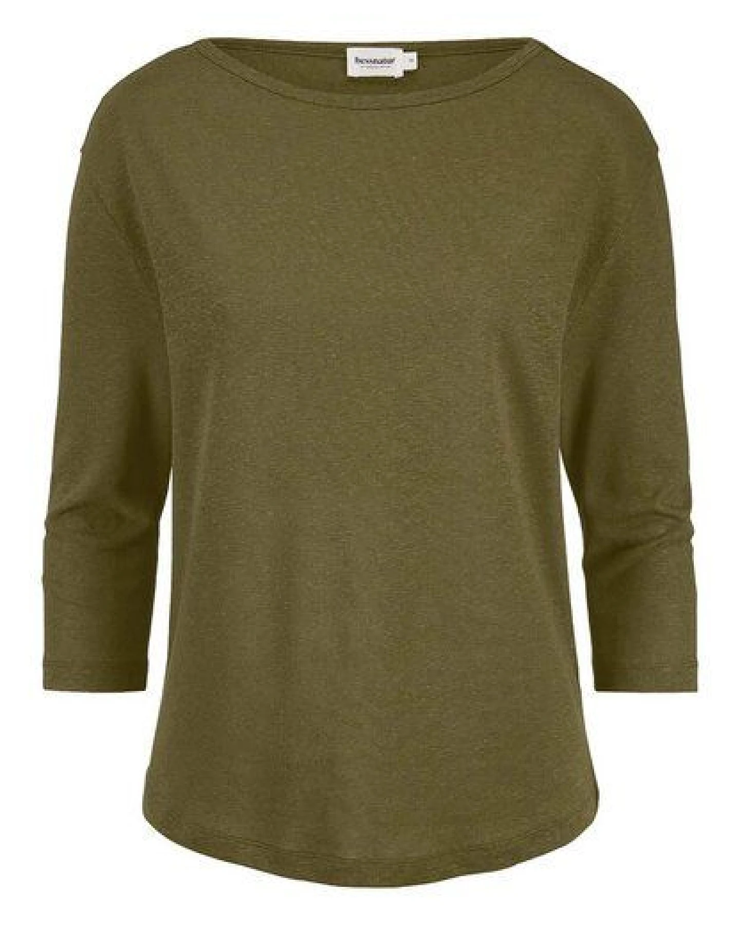 hessnatur Longsleeve Relaxed aus Leinen mit reiner Bio-Baumwolle – Ansicht 3