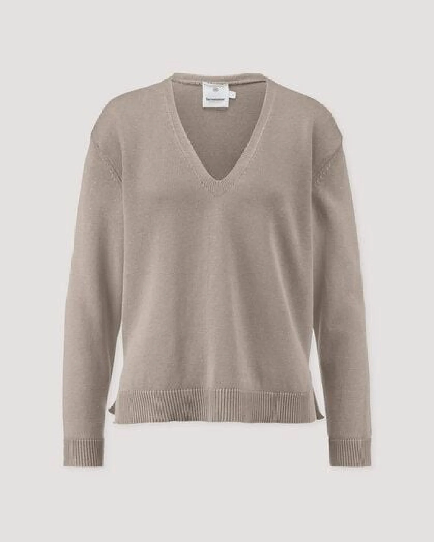 hessnatur Strick Pullover Relaxed aus Bio-Baumwolle mit edlem Leinen – Ansicht 4