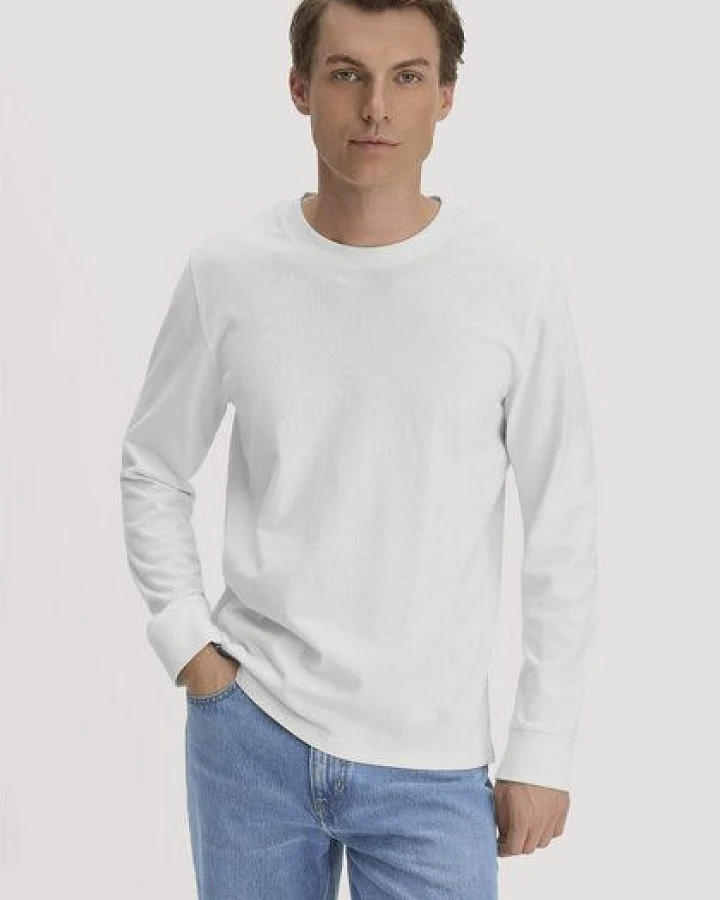 Produktseite: hessnatur Jersey Longsleeve Relaxed aus reiner Bio-Baumwolle