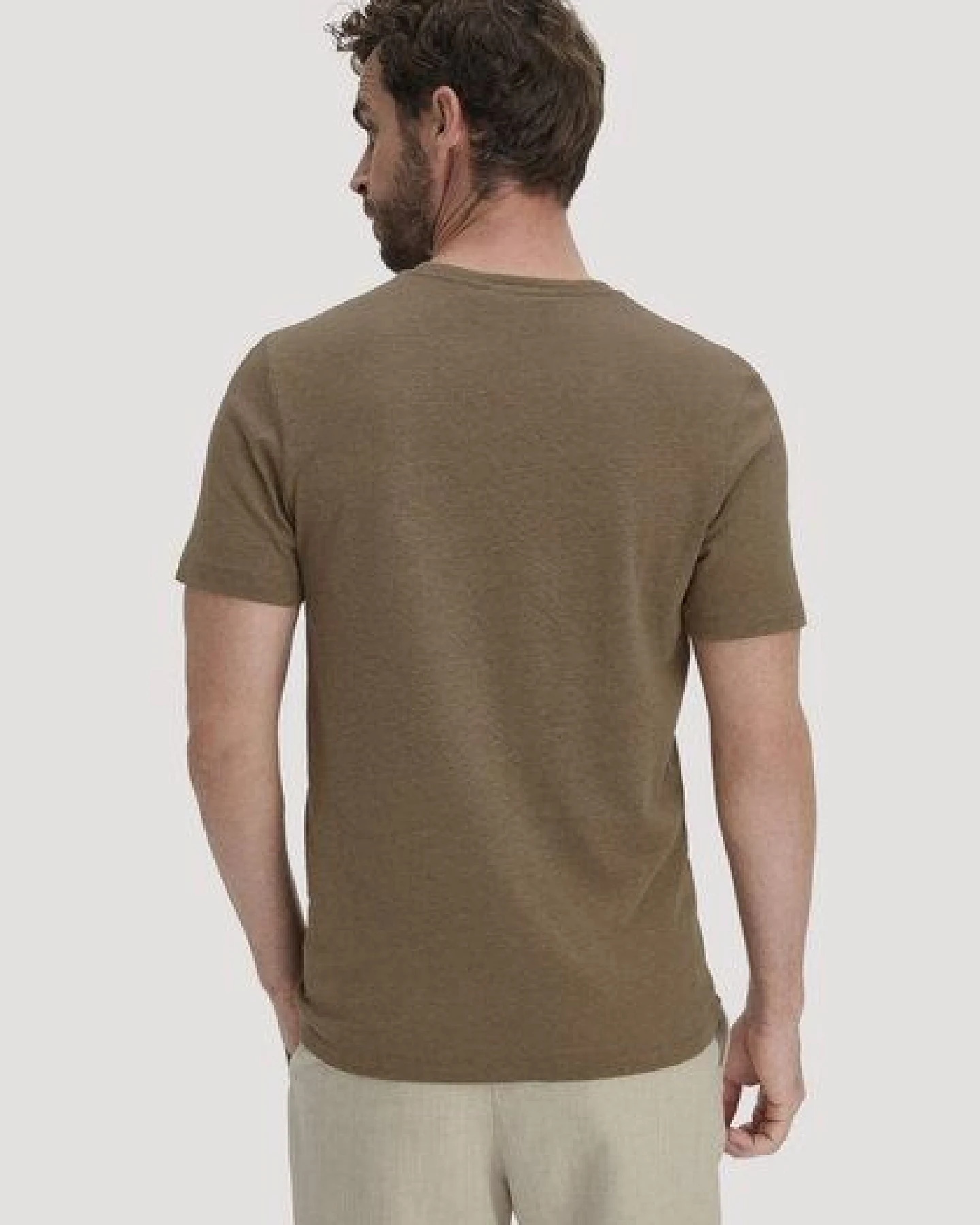 hessnatur T-Shirt Regular aus Bio-Baumwolle und Leinen – Ansicht 2