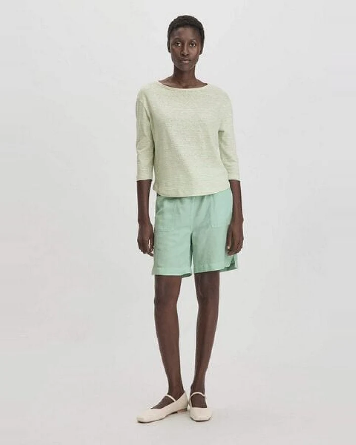 hessnatur Shorts Relaxed aus weichem TENCEL Lyocell mit Leinen