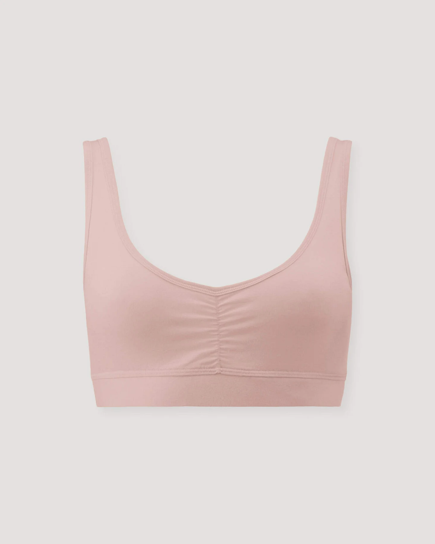 hessnatur Damen Bustier aus Bio-Baumwolle und TENCEL™ Modal - rosa - Größe 40 – Ansicht 3