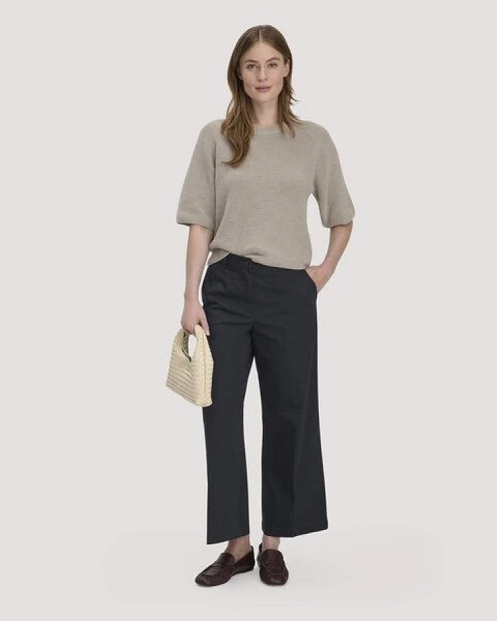 hessnatur Hose Culotte Regular aus Bio-Baumwolle