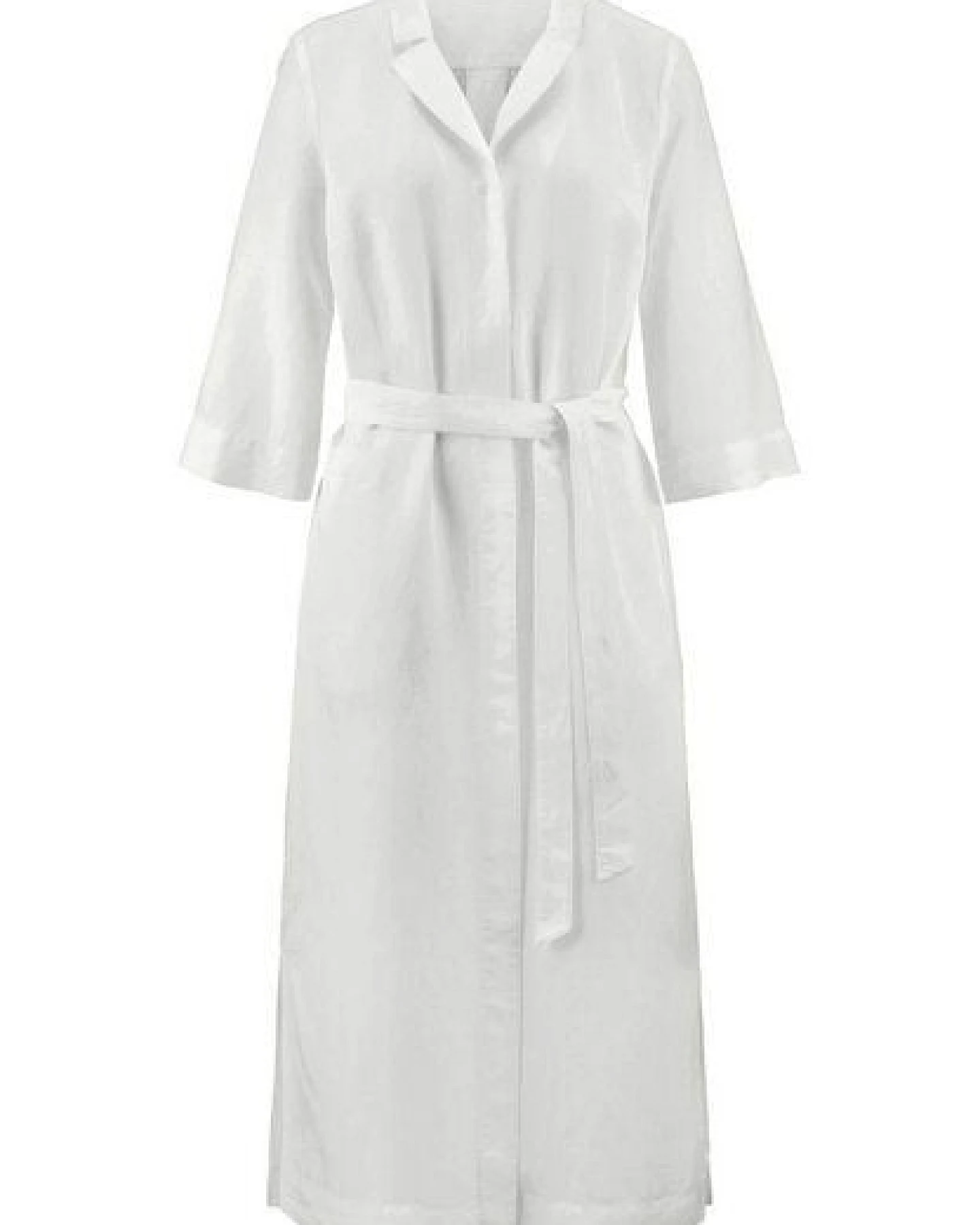 hessnatur Kleid Midi Relaxed aus TENCEL Lyocell mit Leinen – Ansicht 3