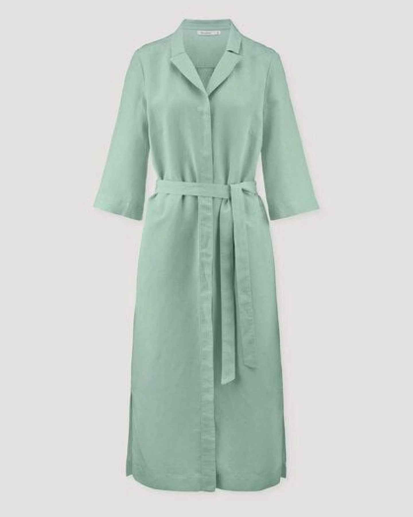 hessnatur Kleid Midi Relaxed aus TENCEL Lyocell mit Leinen – Ansicht 4