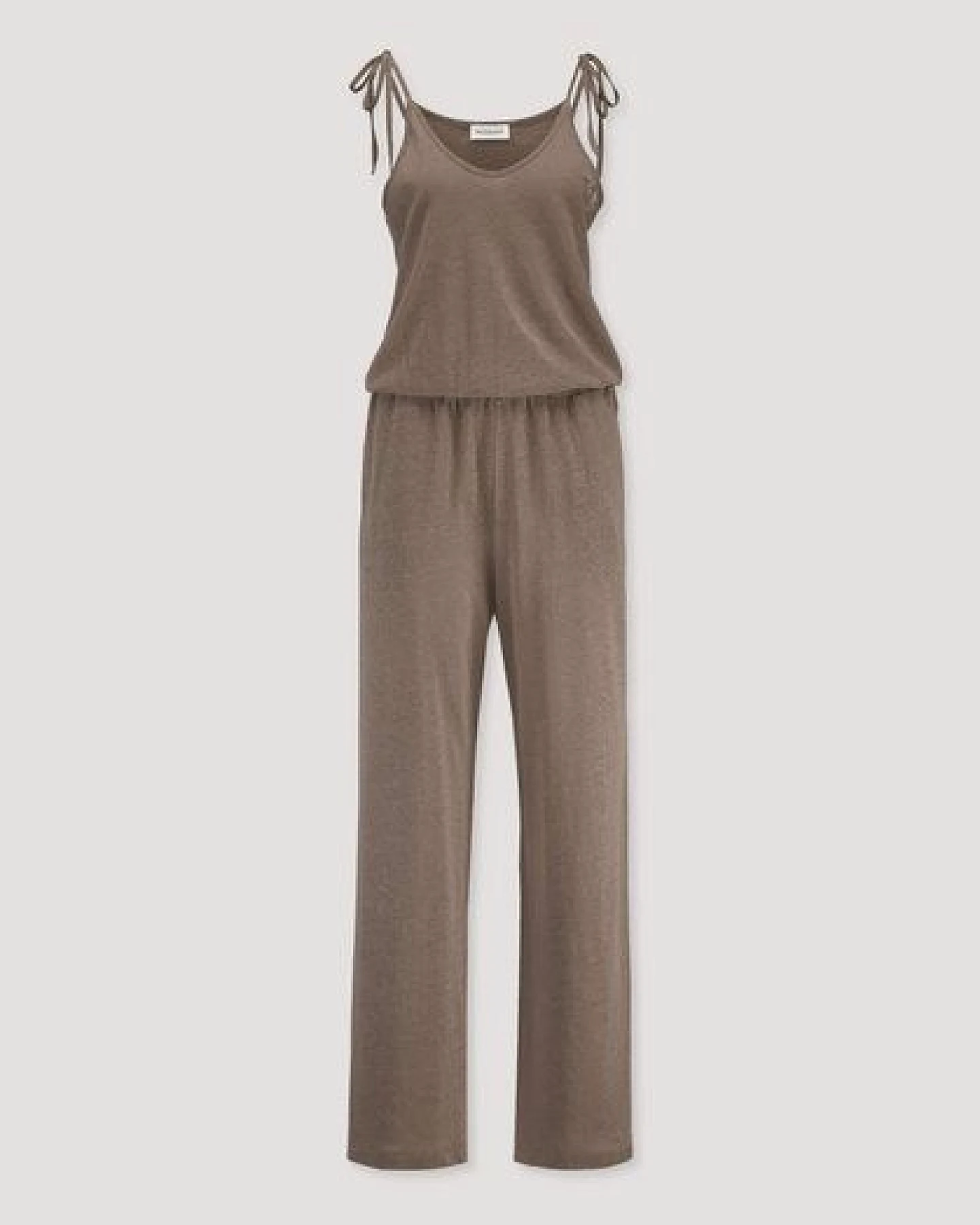 hessnatur Jersey Jumpsuit Relaxed aus Leinen und reiner Bio-Baumwolle – Ansicht 4