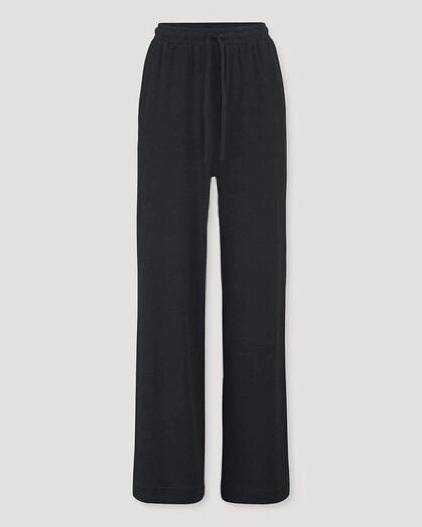 hessnatur Jersey Hose Wide Leg Relaxed aus reiner Bio-Baumwolle mit Leinen – Ansicht 4