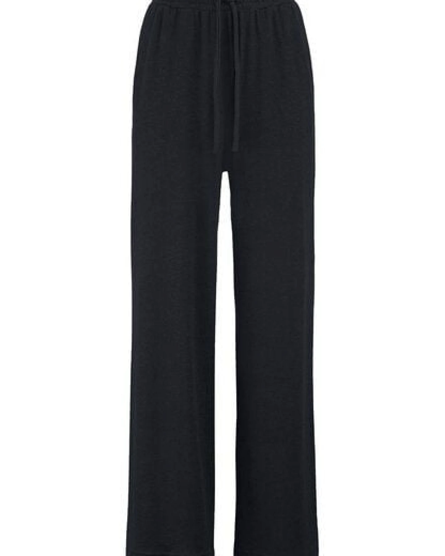 hessnatur Jersey Hose Wide Leg Relaxed aus reiner Bio-Baumwolle mit Leinen – Ansicht 3