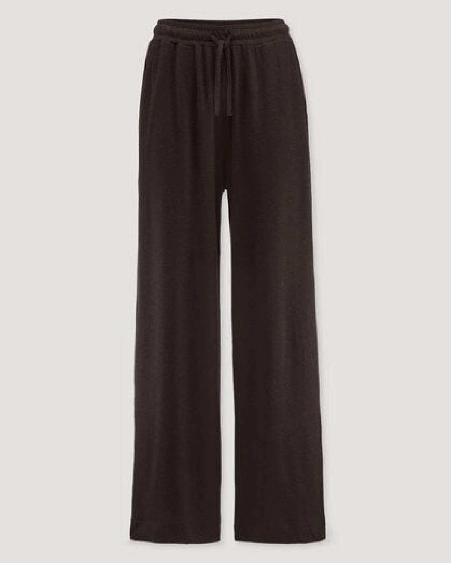 hessnatur Jersey Hose Wide Leg Relaxed aus reiner Bio-Baumwolle mit Leinen – Ansicht 4