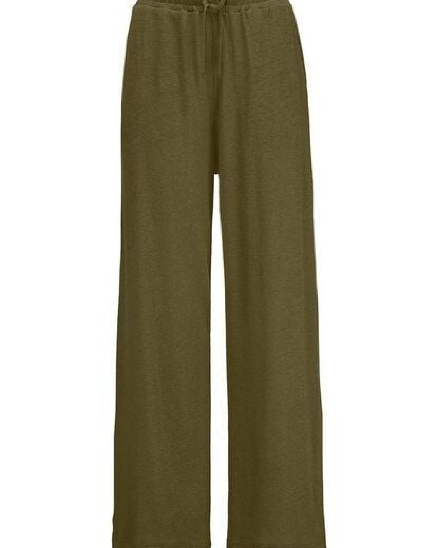 hessnatur Jersey Hose Wide Leg Relaxed aus reiner Bio-Baumwolle mit Leinen – Ansicht 3