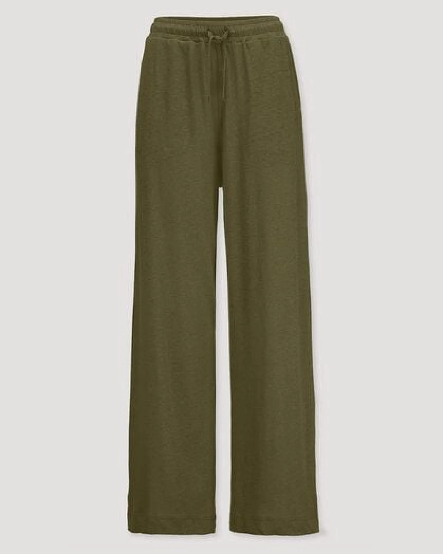 hessnatur Jersey Hose Wide Leg Relaxed aus reiner Bio-Baumwolle mit Leinen – Ansicht 4
