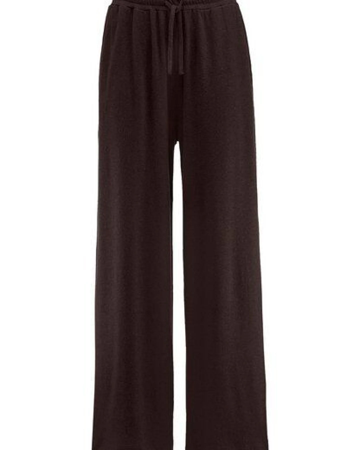 hessnatur Jersey Hose Wide Leg Relaxed aus reiner Bio-Baumwolle mit Leinen – Ansicht 3