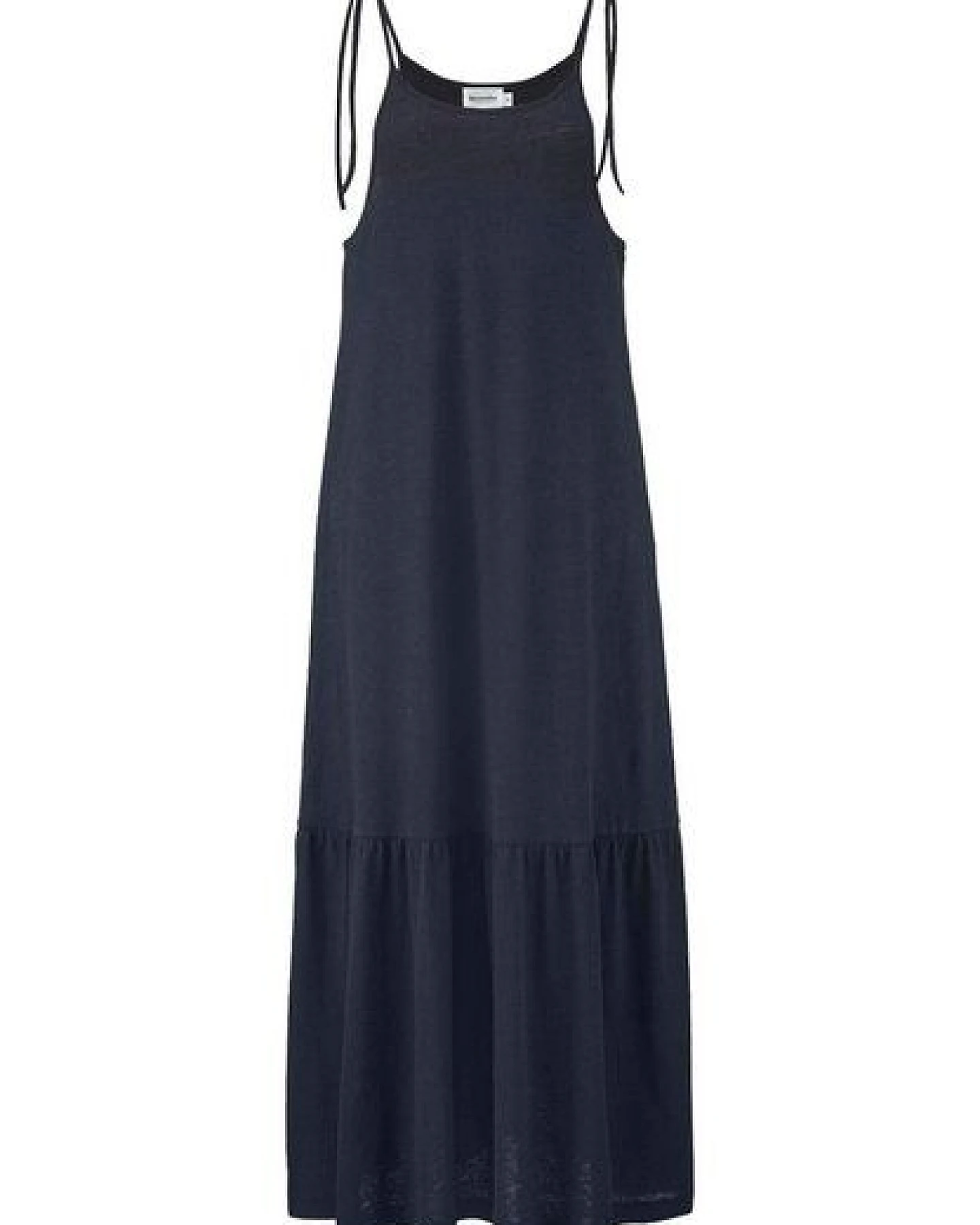 hessnatur Jersey Kleid Midi Relaxed aus reiner Bio-Baumwolle mit Leinen – Ansicht 3