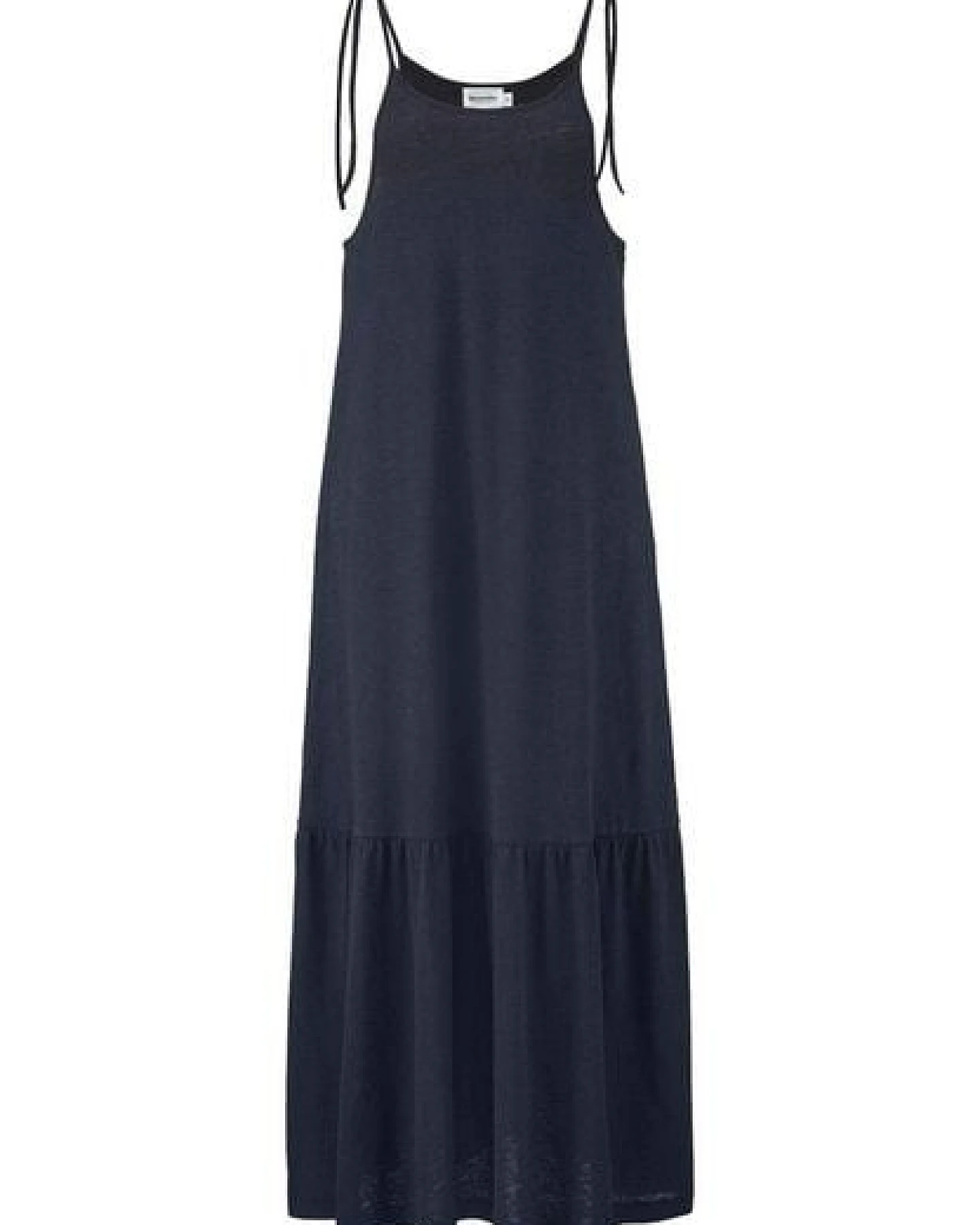 hessnatur Jersey Kleid Midi Relaxed aus reiner Bio-Baumwolle mit Leinen – Ansicht 3