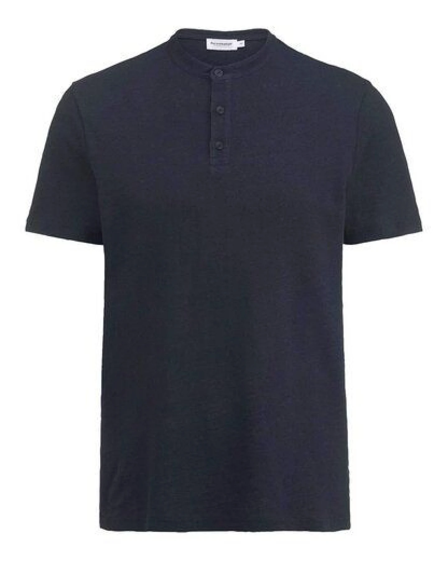 hessnatur Henley Shirt Regular aus Bio-Baumwolle und Leinen – Ansicht 3