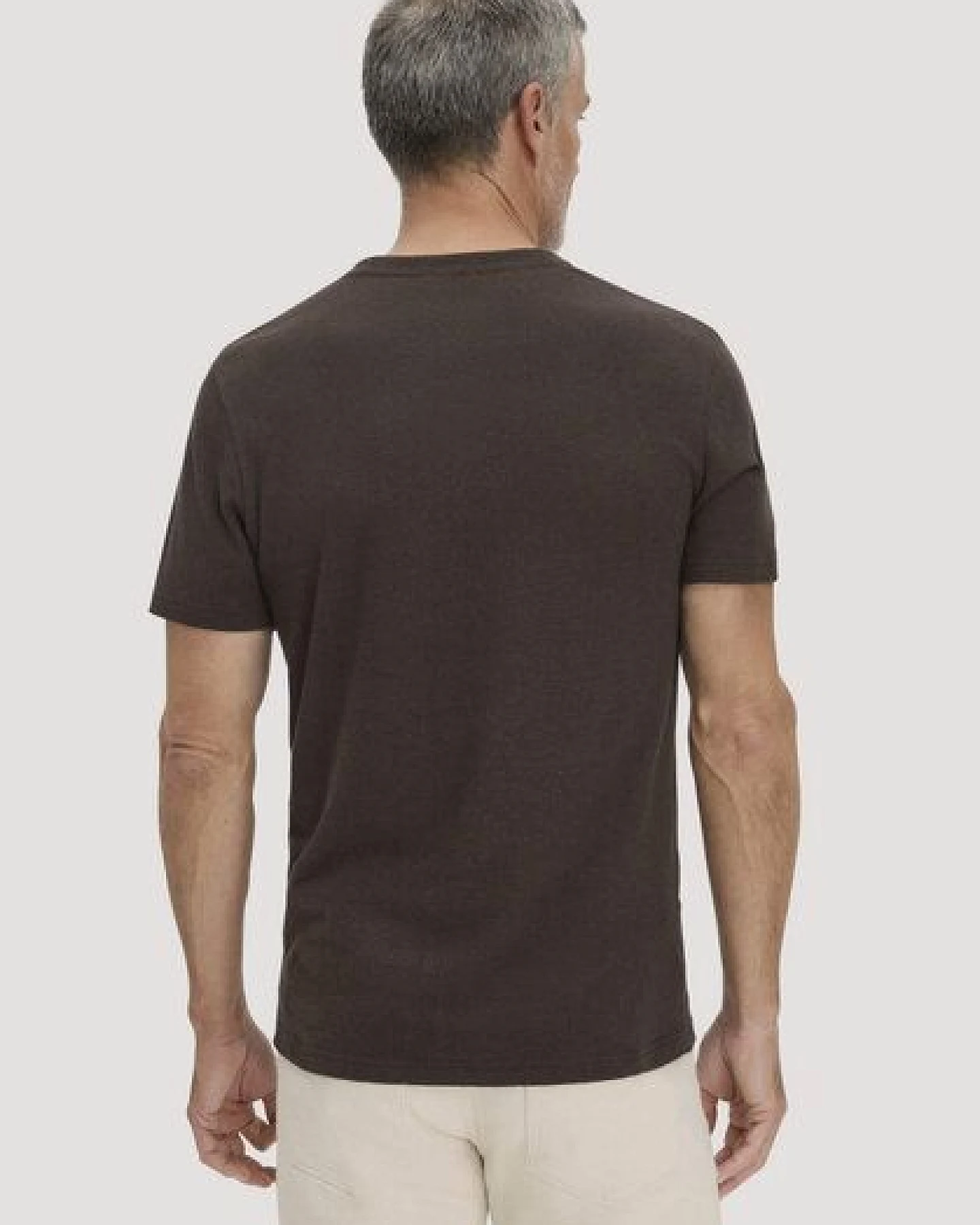 hessnatur Henley Shirt Regular aus Bio-Baumwolle und Leinen – Ansicht 2