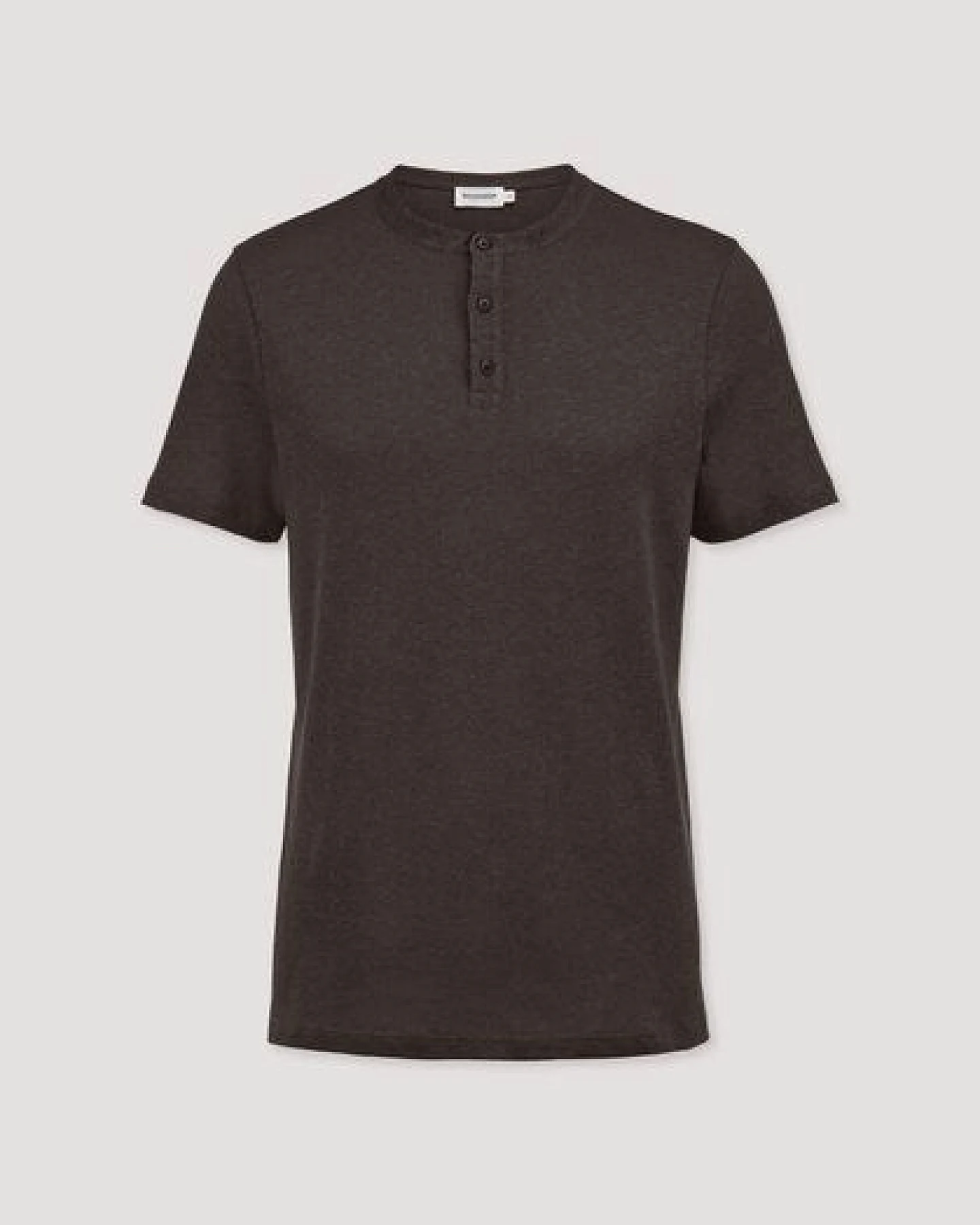 hessnatur Henley Shirt Regular aus Bio-Baumwolle und Leinen – Ansicht 4