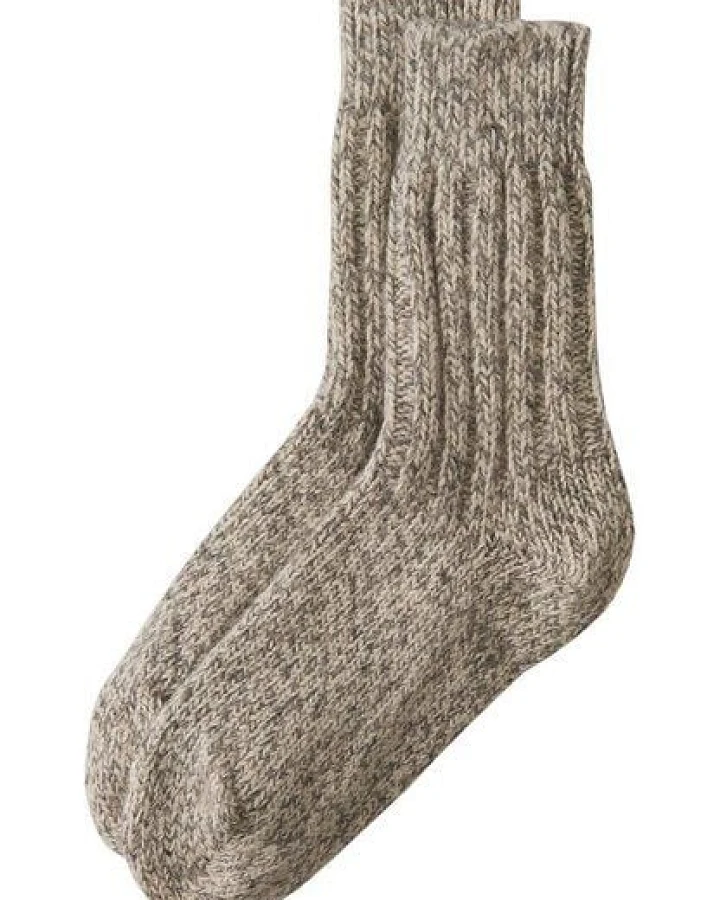 hessnatur Stricksocke aus reiner Bio-Merinowolle