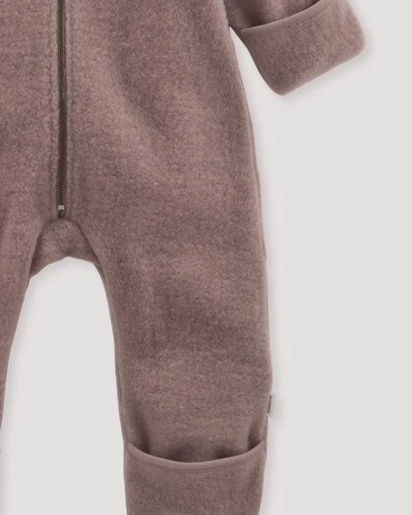 hessnatur Wollfleece-Overall aus Bio-Merinowolle – Ansicht 4