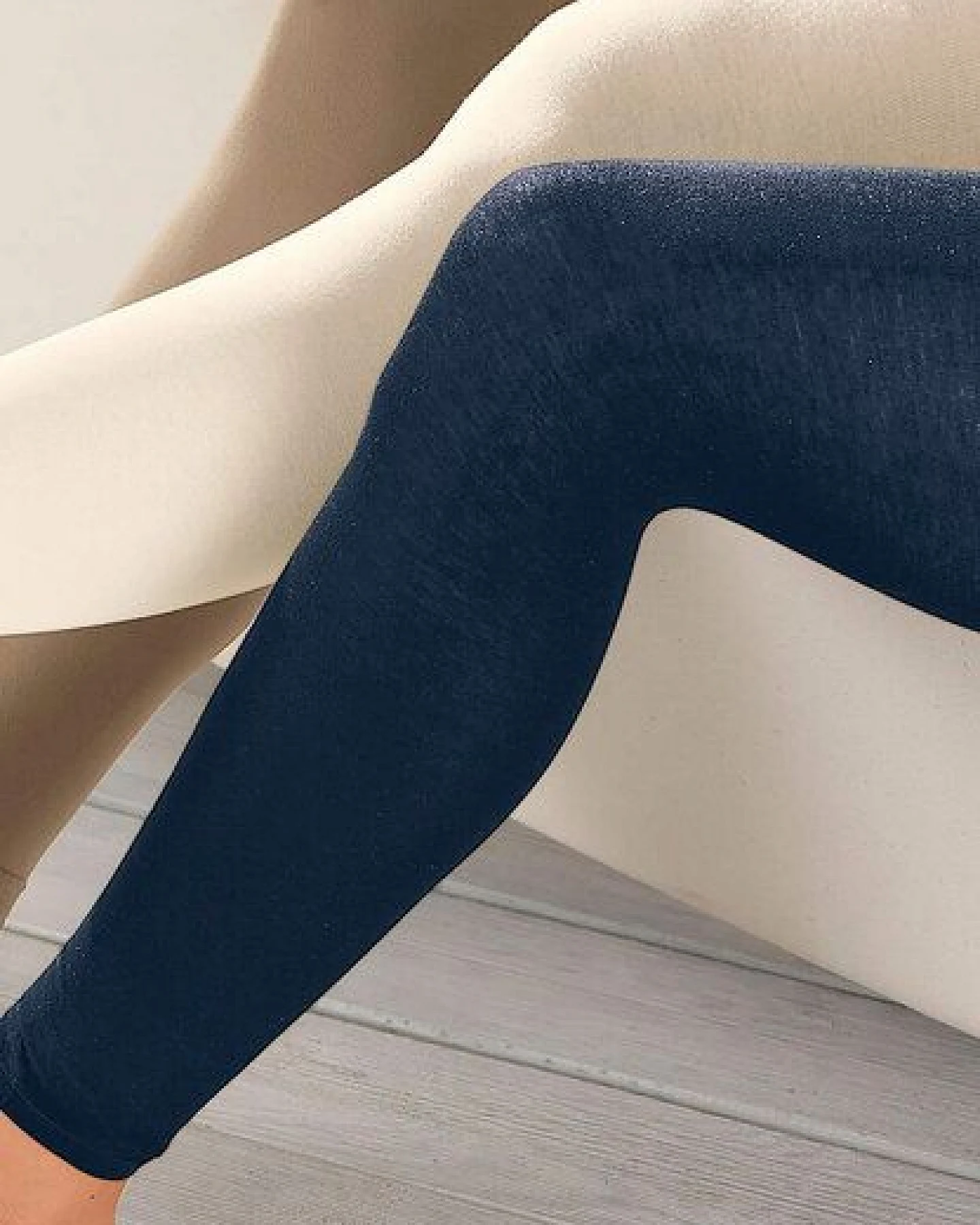 hessnatur Feinstrumpf-Leggings aus Bio-Baumwolle – Ansicht 4