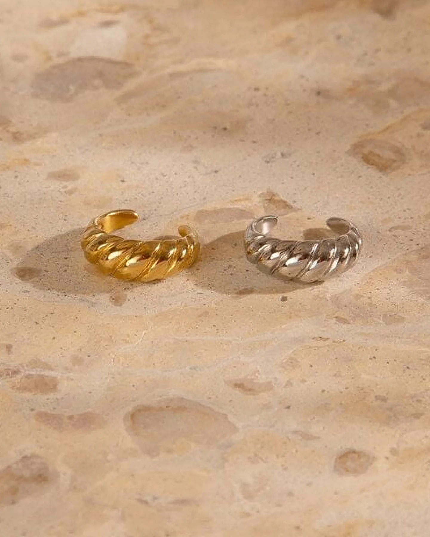 Größenvariabler CROISSANT Ring ca. Ø 18 - 20mm von Elektropulli – Ansicht 2