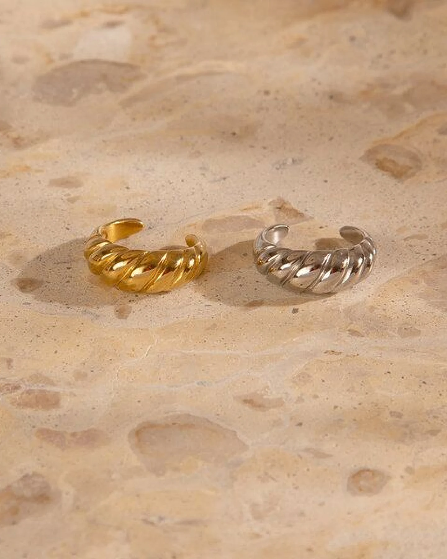 Größenvariabler CROISSANT Ring ca. Ø 18 - 20mm von Elektropulli – Ansicht 2