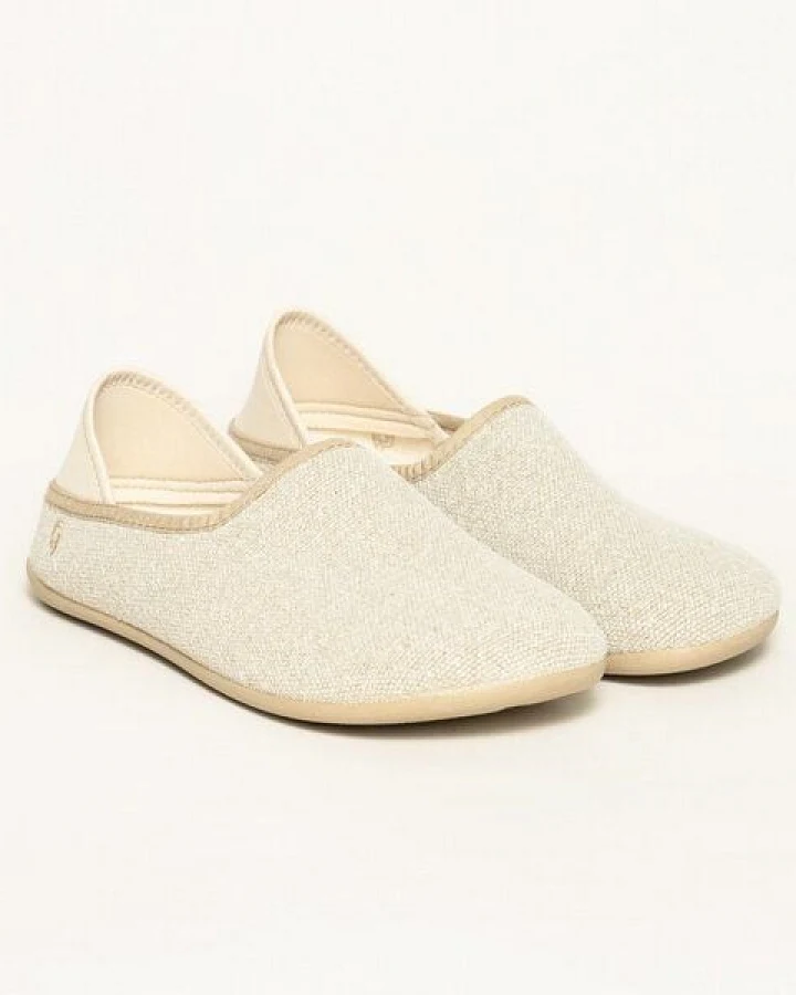 Gottstein Linen Slip-on für Damen & Herren - Stylischer Sommerschuh mit rutschfester Gummisohle