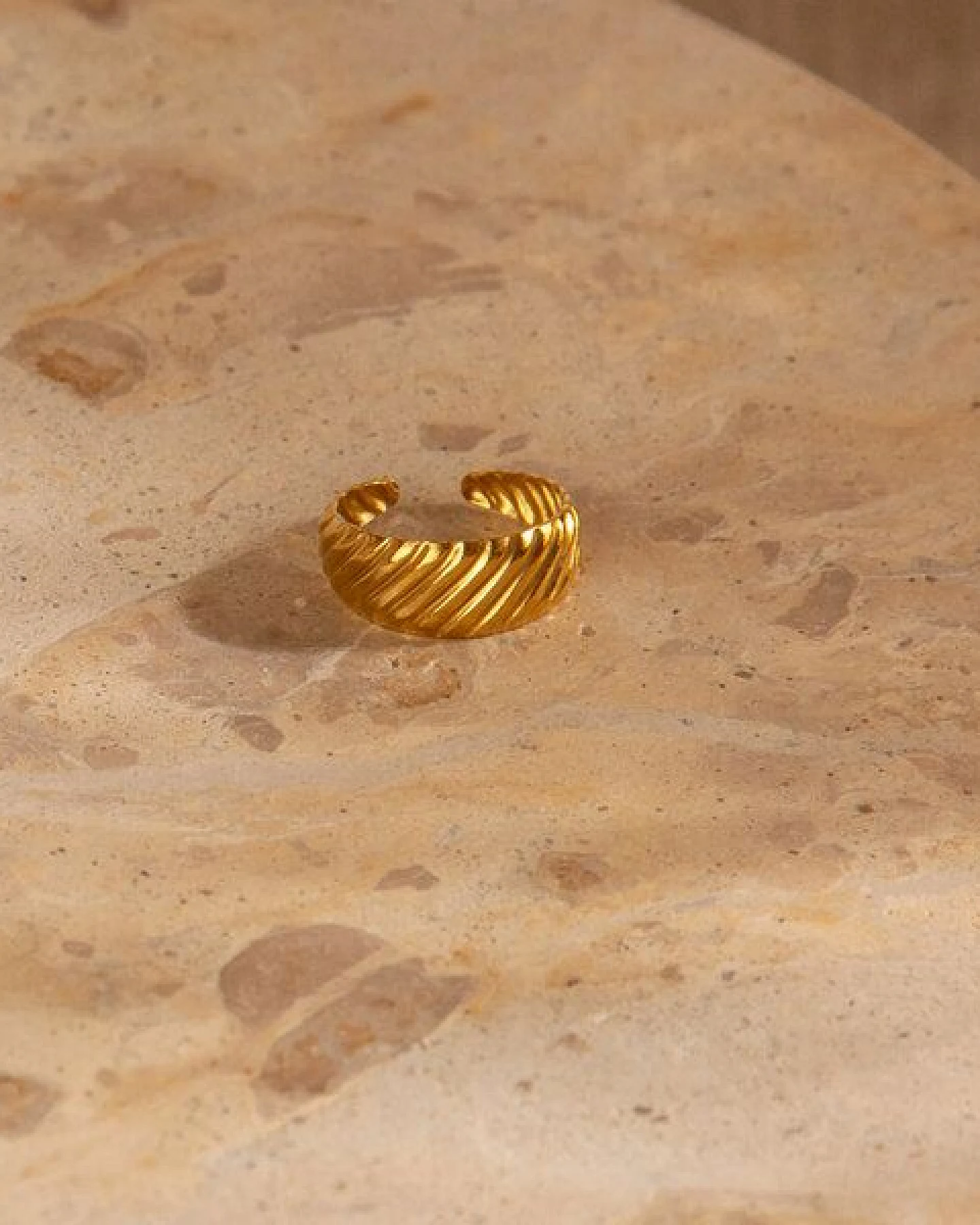 Größenvariabler BOHO LINE Ring ca. Ø 18 - 20mm von Elektropulli – Ansicht 3