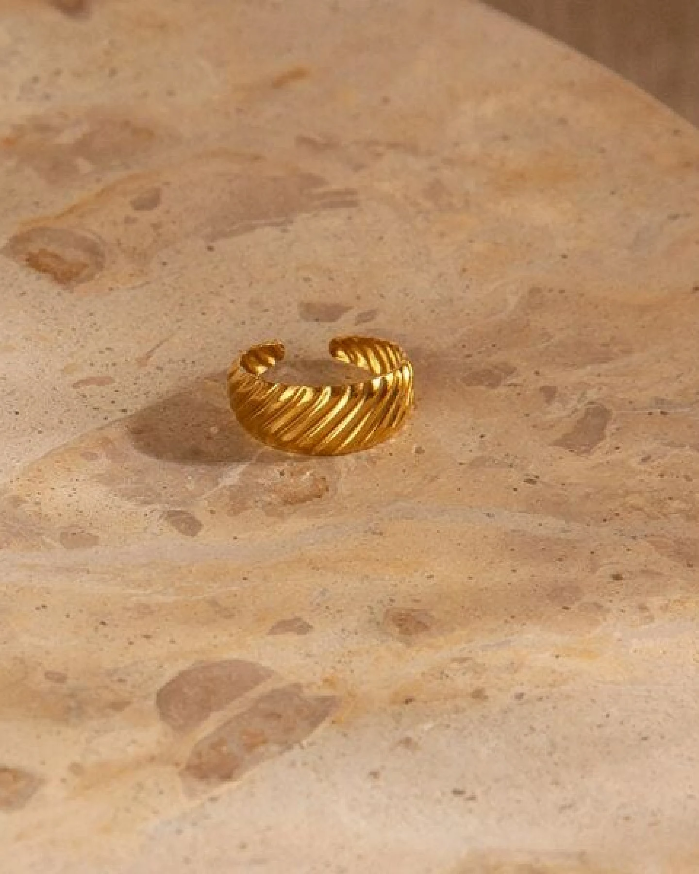 Größenvariabler BOHO LINE Ring ca. Ø 18 - 20mm von Elektropulli – Ansicht 3