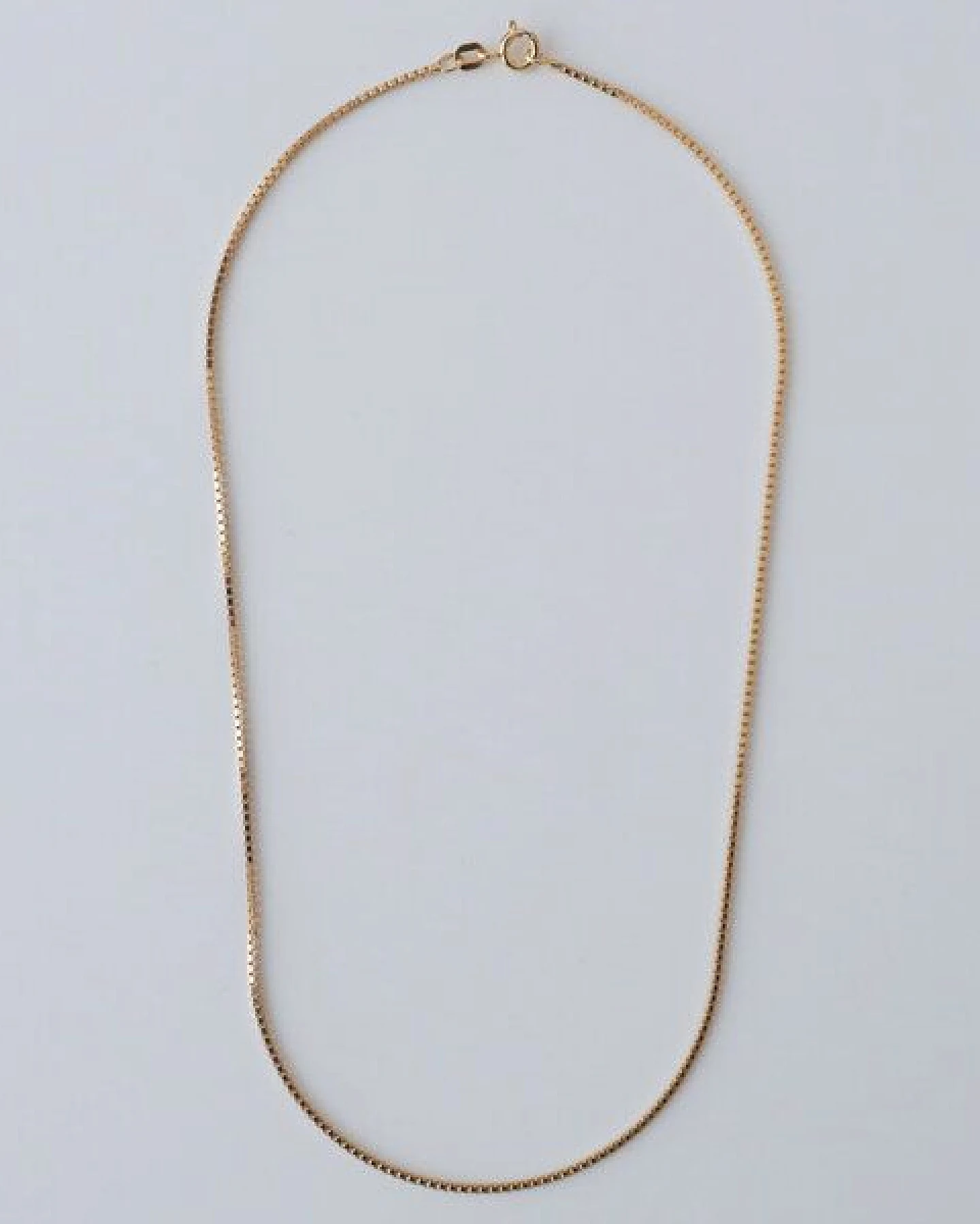 BELLYBIRD Jewellery Venezianerkette - eckige Kettenglieder/ Silber/ Silber vergoldet – Ansicht 3