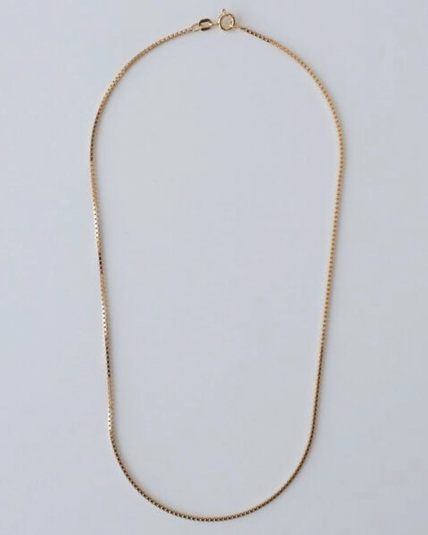 BELLYBIRD Jewellery Venezianerkette - eckige Kettenglieder/ Silber/ Silber vergoldet – Ansicht 3