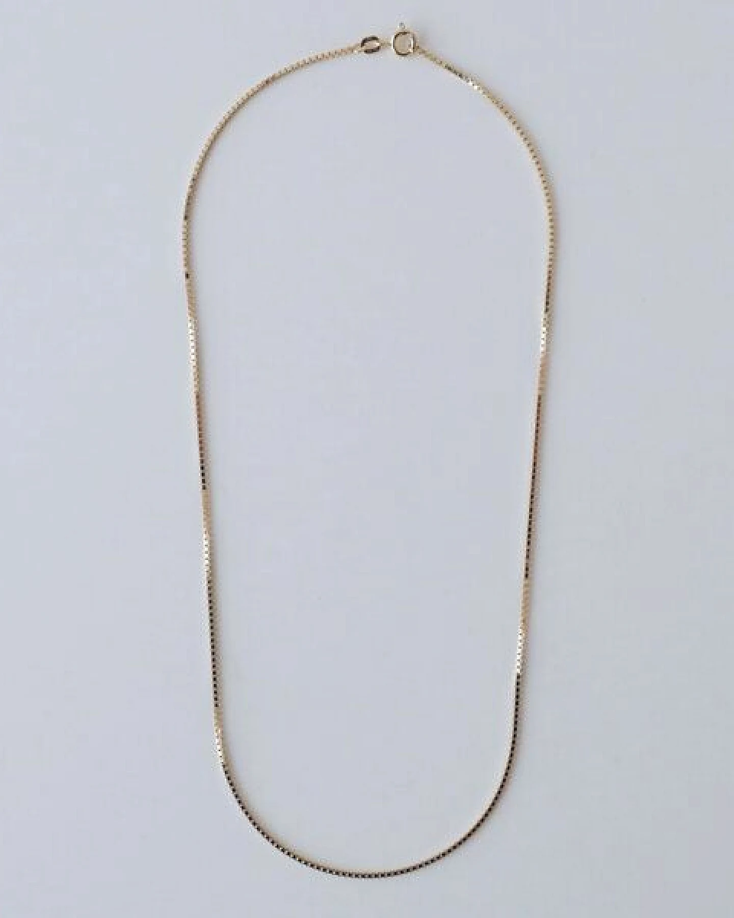 BELLYBIRD Jewellery Venezianerkette - eckige Kettenglieder/ Silber/ Silber vergoldet – Ansicht 3